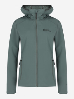 Куртка софтшелл женская Jack Wolfskin Bornberg, Зеленый