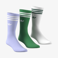 Носки высокие Носки adidas, 3 пары, Фиолетовый