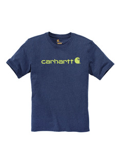Футболка CARHARTT, цвет dark cobalt blue heather