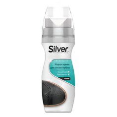 Краска для обуви SILVER Крем-краска для замши и нубука, чёрная 75.0