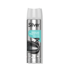 Краска для обуви SILVER Спрей-краска для гладкой кожи, черная 250.0