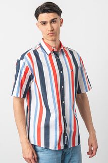 Рубашка с короткими рукавами из органического хлопка Tommy Jeans, красный
