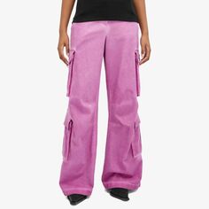 Dolce &amp; Gabbana Широкие брюки-карго, розовый