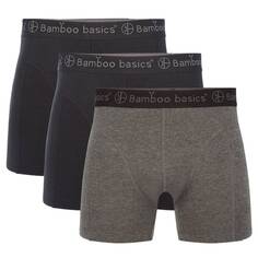 Боксеры Bamboo Basics Boxershort 3 шт, цвет Schwarz/Schwarz/Grau