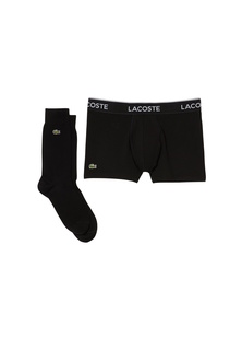 Боксеры Lacoste Set Boxershorts und 1 Paar Socken, черный