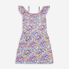 Разноцветное повседневное платье с абстрактным узором Esprit