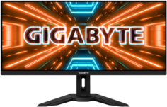 Монитор 34" GIGABYTE M34WQ IPS, 3440x1440, 1 ms, 178°/178°, 400 cd/m, 1000:1, 2*HDMI, DP, 2*USB3.0, USB Type-C, 144Hz, MM
