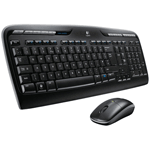 Клавиатура и мышь Wireless Logitech Combo MK330 920-003995 USB, black