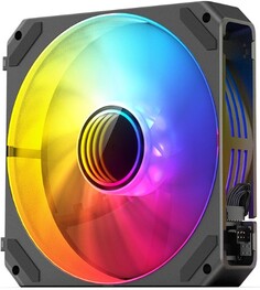 Вентилятор для корпуса JONSBO ZG-120BR(3 in 1) 120x120x25mm, 500-1500rpm, 20.1-61.7 CFM, 23.8-36.8dBA, 4-pin/3-pin LED (3-pack)