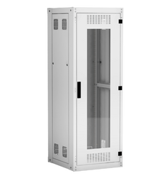 Шкаф напольный Netlan EC-FZ-336080-GMM-GY 19", 33U, 600х800 мм, дверь стекло, серый
