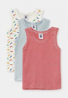 Майки 3 шт. Petit Bateau 