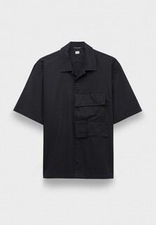 Рубашка C.P. Company metropolis series short sleeved gabardine shirt black