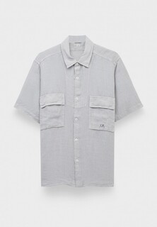 Рубашка C.P. Company linen short sleeved shirt drizzle