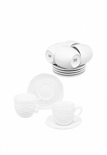 Сервиз чайный Elan Gallery 12 предметов 260 мл Айсберг волны