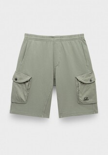 Шорты спортивные C.P. Company cotton fleece mixed cargo shorts agave green