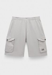 Шорты спортивные C.P. Company cotton fleece mixed cargo shorts drizzle