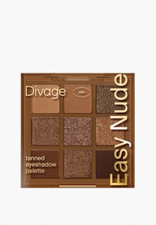 Палетка теней для век Divage с мультифинишем