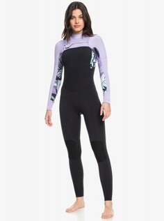 Женский гидрокостюм на нагрудной молнии 3/2mm Swell Series Roxy