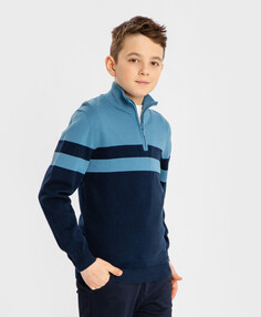 Джемпер в полоску синий Button Blue (170)