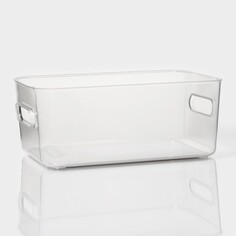 Контейнер для хранения ladо́m, 30,5×20×12 см, цвет прозрачный