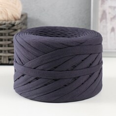 Трикотажная пряжа, ширина 7-9 мм, 100м/295 гр±10% (41 - дымчатый) Softino