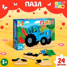 Пазл Синий трактор