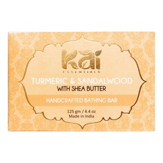 Мыло Куркума и сандал Премиум с маслом ши 125г KAI Essentials