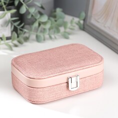 Шкатулка кожзам для украшений NO Brand