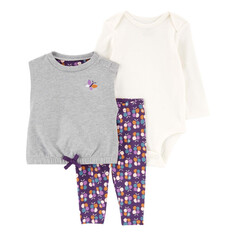 Комплекты детской одежды Carters Комплект одежды (боди, брюки, жилет)
