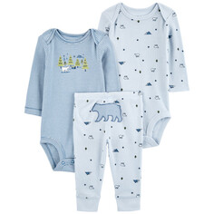 Комплекты детской одежды Carters Комплект одежды хлопок (2 боди и штанишки)