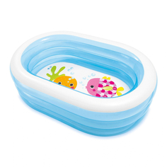 Бассейны Бассейн Intex 57482NP Бассейн надувной Морские друзья 163х107х46см 230л
