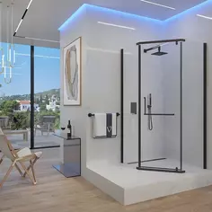 Душевой уголок 80x80 см Veconi Rovigo RV36B-80-01-C5 прозрачное