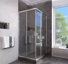 Душевой уголок 79x79 см Veconi Rovigo RV113-80-01-C4 прозрачное