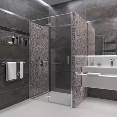 Душевая дверь 80 см Veconi Vianno VN73-80-01-C4 прозрачное