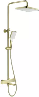 Душевая система Splenka S224.26.03 320x210 мм, с термостатом, золотой матовый