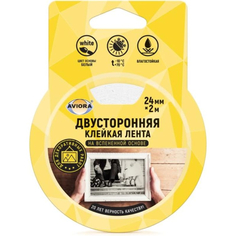 Лента двухсторонняя Aviora 24 мм x 2 м