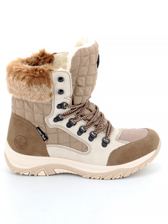 ботинки Ботинки Rieker женские зимние, размер 37, цвет бежевый, артикул M9644-60