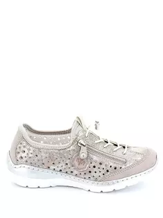 кроссовки Кроссовки Rieker женские летние, цвет серебряный, артикул L32P6-90