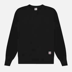 Мужская толстовка Edwin Basic Crew Neck, цвет чёрный