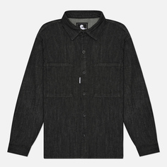 Мужская рубашка Edwin Big Sketch Black Denim 10.32 Oz, цвет чёрный