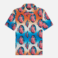 Мужская рубашка Edwin Pinku Sinema All Over Print Poplin, цвет оранжевый