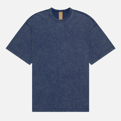 Мужская футболка FrizmWORKS OG Vintage Dyeing Half, цвет синий