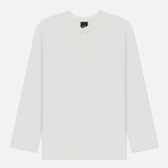 Мужской лонгслив FrizmWORKS Regular Henley Neck, цвет белый