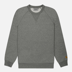 Мужская толстовка Carhartt WIP Chase, цвет серый