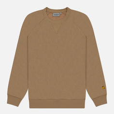 Мужская толстовка Carhartt WIP Chase, цвет бежевый