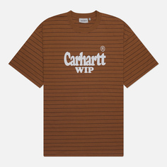 Мужская футболка Carhartt WIP Orlean Spree, цвет коричневый