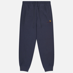 Мужские брюки Carhartt WIP American Script Jogging, цвет синий