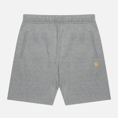 Мужские шорты Carhartt WIP Chase Sweat, цвет серый