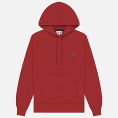 Мужская толстовка Lacoste Organic Cotton Hoodie Classic Fit, цвет красный