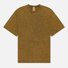 Мужская футболка FrizmWORKS OG Vintage Dyeing Half, цвет жёлтый